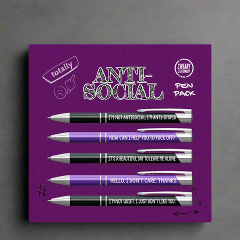 Image of Totally Antisocial Pen Pack