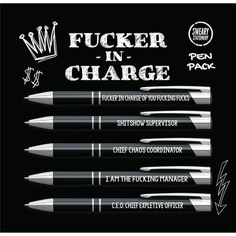 Image of Fucker-In Charge Pen Pack