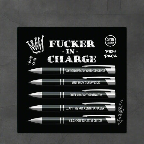Image of Fucker-In Charge Pen Pack