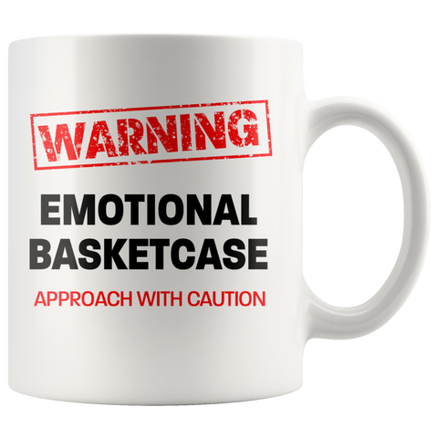 Image of Emotional Basketcase Color Accent Mug