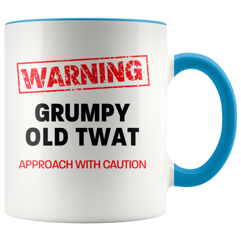 Image of Grumpy Old Twat Color Accent Mug