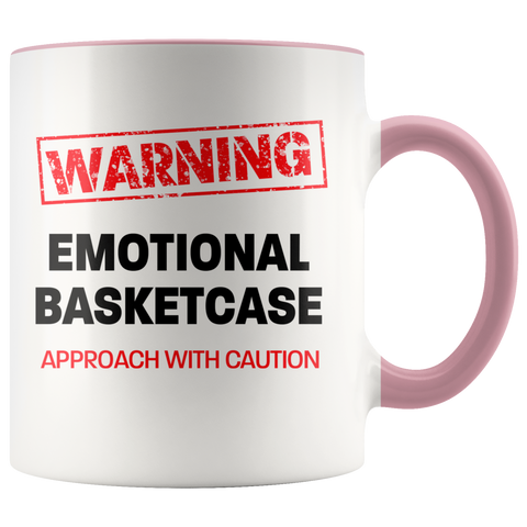 Image of Emotional Basketcase Color Accent Mug