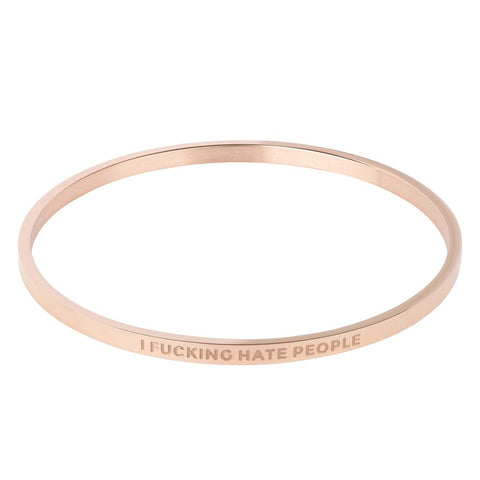 Image of I Fucking Hate People Bangle