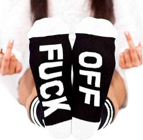 Image of Fuck Off Tube Socks