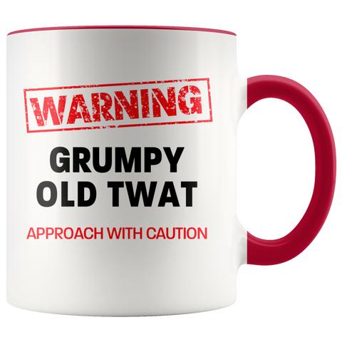 Image of Grumpy Old Twat Color Accent Mug