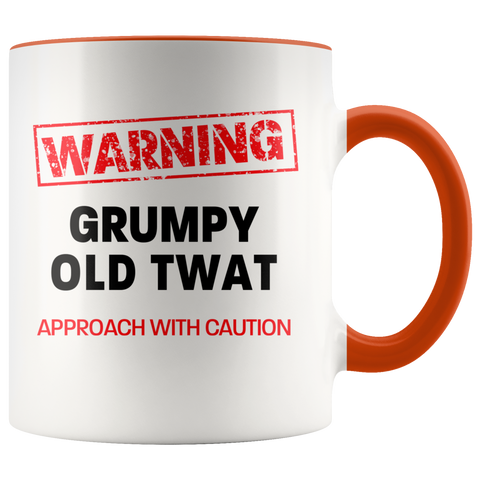 Image of Grumpy Old Twat Color Accent Mug