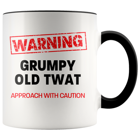 Image of Grumpy Old Twat Color Accent Mug