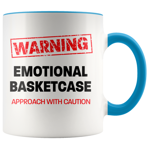 Image of Emotional Basketcase Color Accent Mug