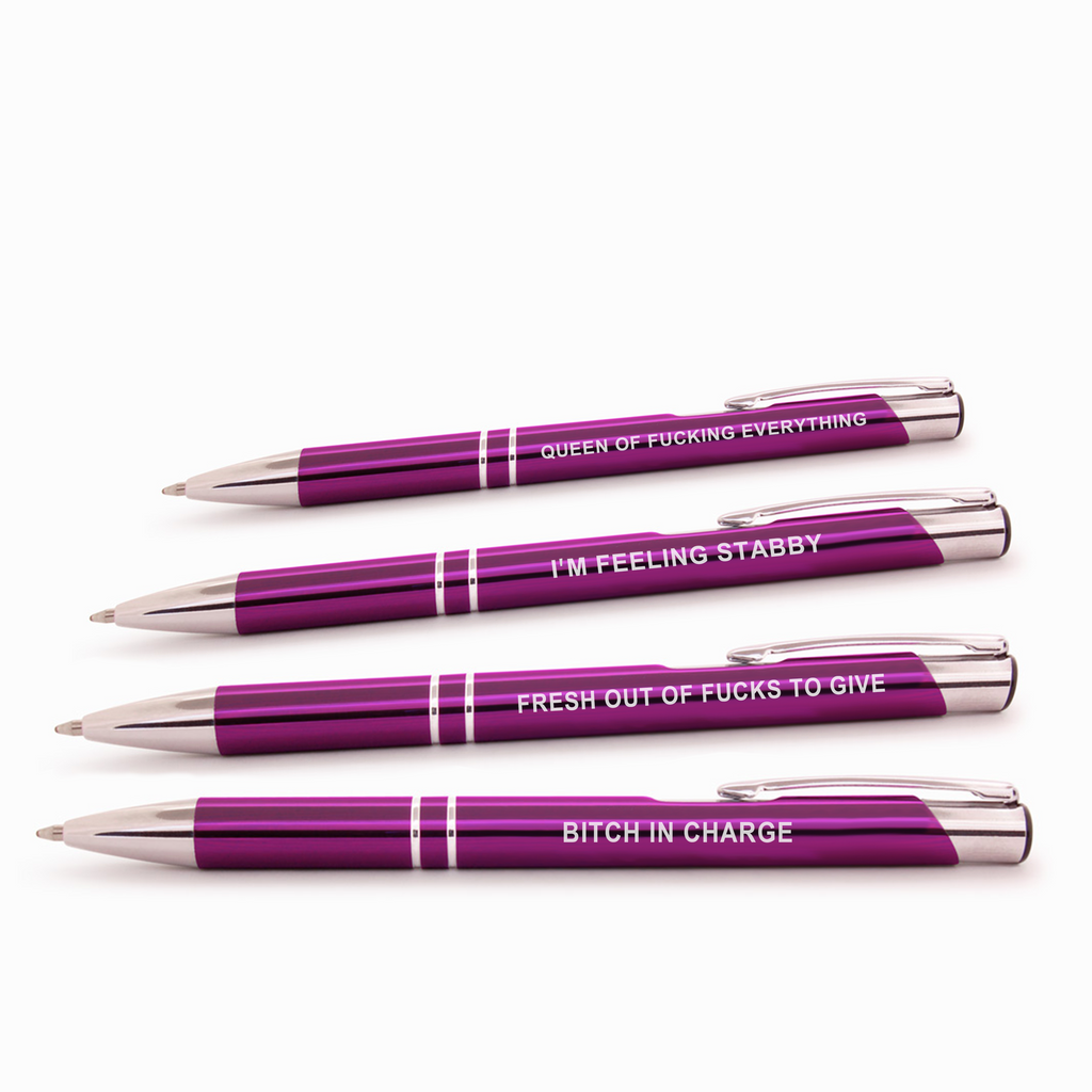 Attitude Problem Purple Pen Pack