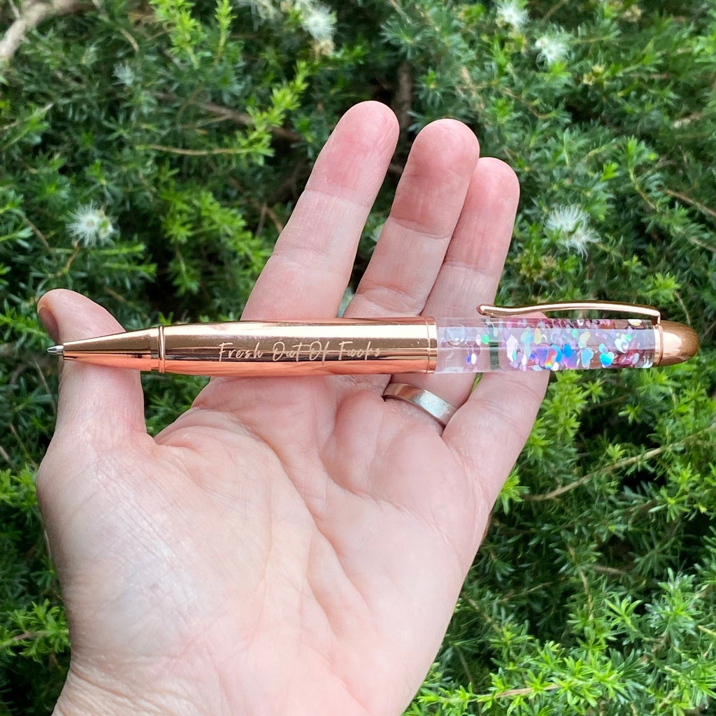 Fresh Out Of Fucks Glitter Pen – Petty McSavage