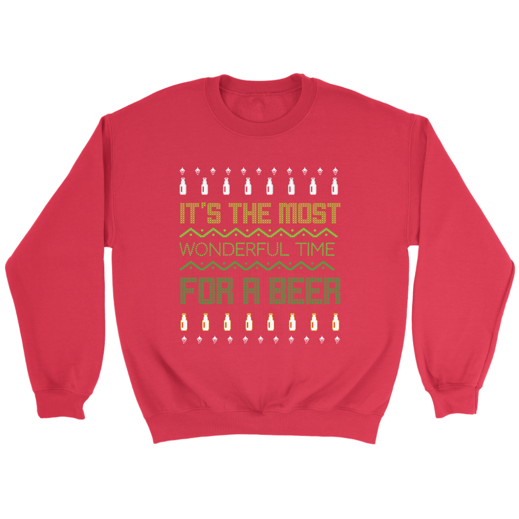 It's The Most Wonderful Time For a Beer Xmas Sweater