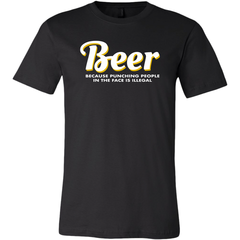 Image of Beer Punching People Men's T-Shirt