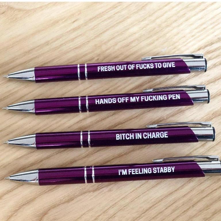 Pissed Off Purple Pen Pack – Petty McSavage