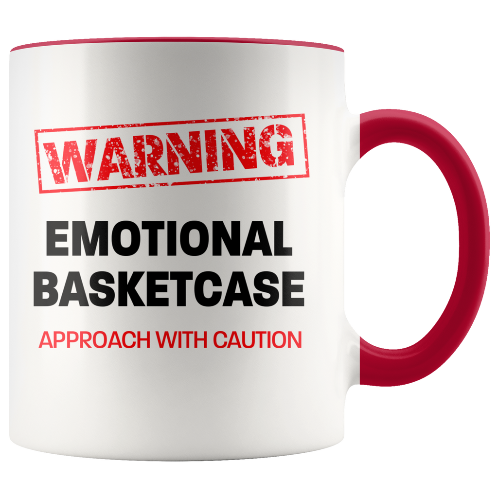Emotional Basketcase Color Accent Mug