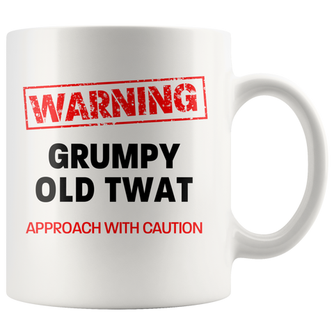 Grumpy Old Twat Color Accent Mug