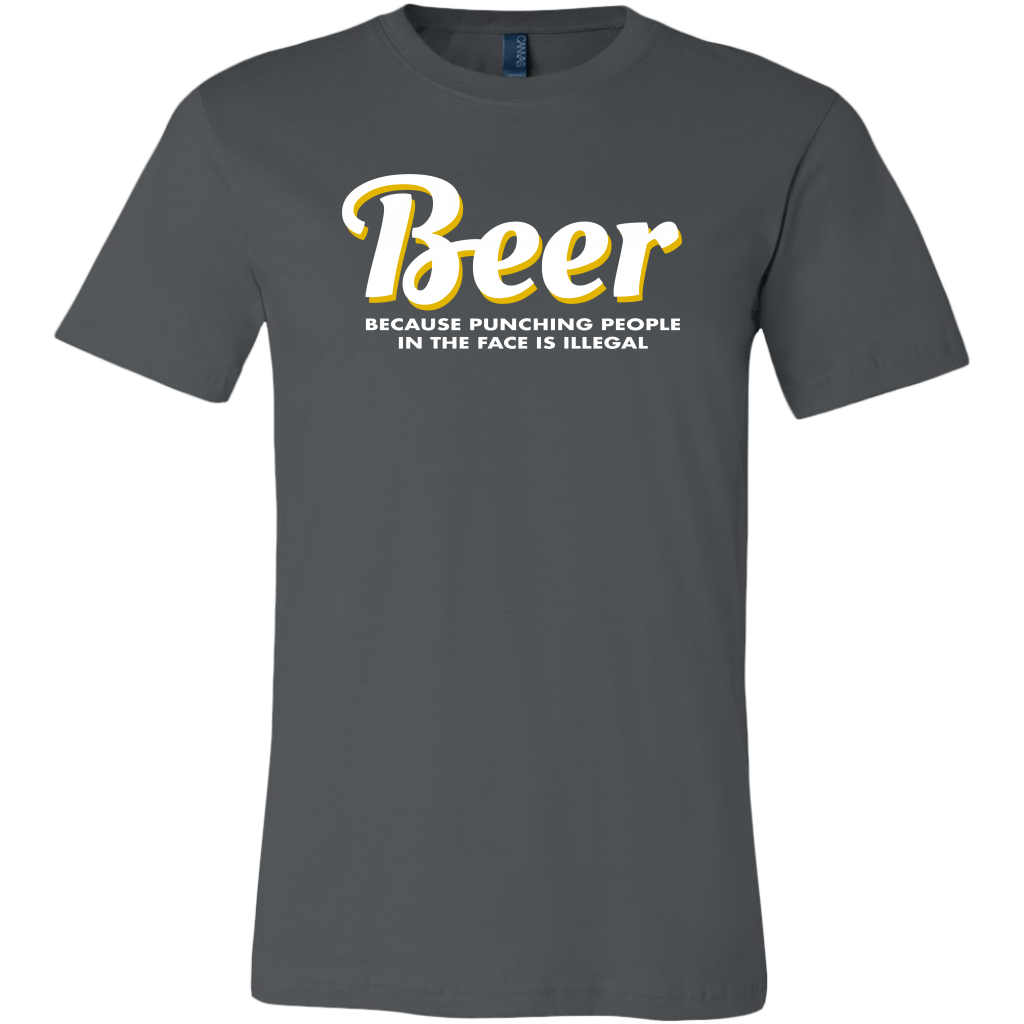 Beer Punching People Men's T-Shirt