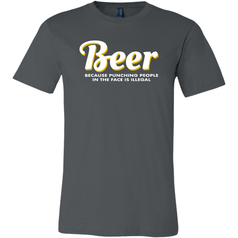 Image of Beer Punching People Men's T-Shirt