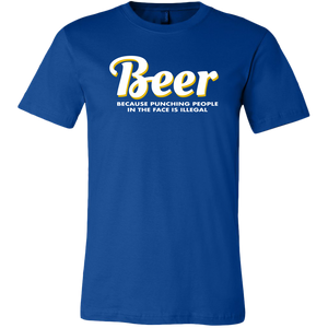Beer Punching People Men's T-Shirt