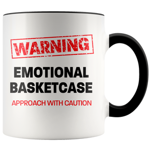 Emotional Basketcase Color Accent Mug