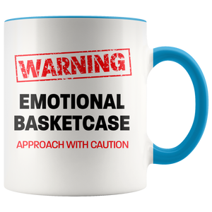 Emotional Basketcase Color Accent Mug